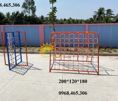 Thang leo sắt trẻ em, thang leo vận động mầm non 