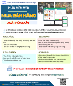 Phần mềm mua bán web và xuất hóa đơn 