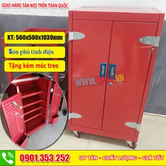 Tủ Để Đồ Nghề, Phụ tùng 2 Cánh 5 Ngăn KT 500x560x1030mm 