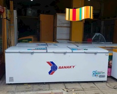 Tủ đông inverter hiệu sanaky 3 cửa dung tích 1300l mới 91 