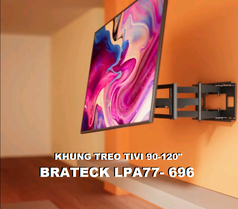 Khung tivi xoay đa chiều Brateck LPA77- 696 hàng nhập 100 