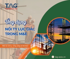 Ứng dụng nối ty lục giác trong thi công cơ điện 