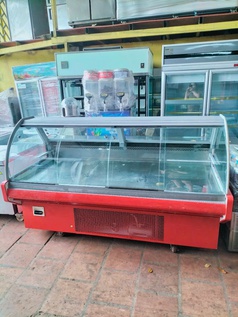 Tủ mát trưng bày thịt nguội, thit tươi hiệu carier dài 2m mới 91 