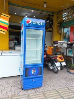 Tủ mát hiệu pepsi 2 cửa dung tích 400L sản xuất thái lan mới 94 