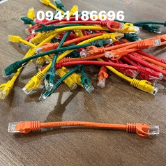 Phân phối dây nhảy patch cord CAT6 UTP 0.2M lõi đồng 100 pass Fluke đầu đúc ACT-LAN-6002ORD 20CM 