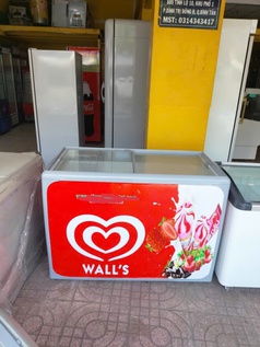 Tủ đông kem wall s kính vuông dung tích 400L hàng mới 92 
