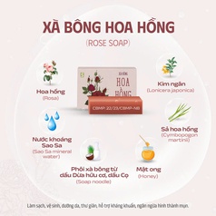 Xà Bông Sinh Dược - Hoa Hồng 