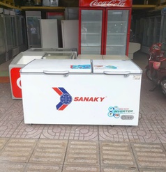 Tủ đông hiệu sanaky vh 6699hy3 dung tích 660L công nghệ inverter tiết kiệm điện 
