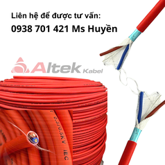 Cáp chống cháy chống nhiễu 2C x 0.75 ALTEK KABEl 