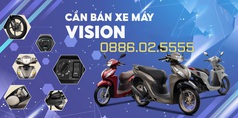 Cần bán xe máy Vision tại nhà ở HCM 