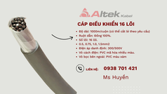 Cáp điều khiển 16 lõi ALTEK KABEL 