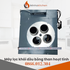 Máy lọc khói dầu bằng than hoạt tính bếp nướng 