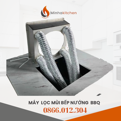 Máy lọc khói tại bàn nhà hàng lẩu nướng 