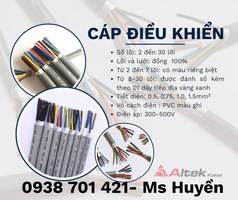 Cáp Điều Khiển Không Lưới Chống Nhiễu 10 Lõi ALTEK KABEL 