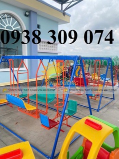 Xích đu 3 dạng 8 chỗ ngồi,xích đu 3 con giống,xích đu giá rẻ 