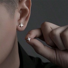 Khuyên tai titan nam   điểm nhấn nhỏ, cá tính lớn 