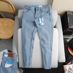 Quần jean Jacobs Cole slim co giãn nhẹ màu BLUE 95 