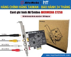 Card ghi hình AV, S-video chuẩn PCI-E AverMedia C725B 