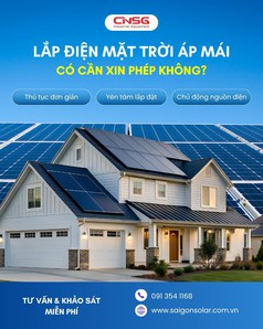 Lắp điện mặt trời áp mái có cần giấy phép  - Thông báo từ Bộ Công Thương 