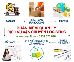 Quản lý báo giá, in bill chứng từ và kế toán dịch vụ vận chuyển logistics 