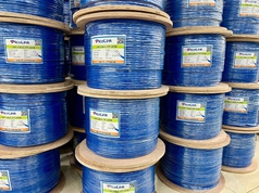 Dây mạng, cáp mạng Cat6E UTP PicoLink P/N: PL-UTP305-6E-BLUE cho dự án đại lý. 