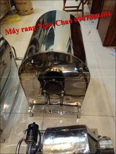 Máy rang đậu xanh, bột đậu xanh rau má 