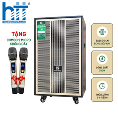 Loa Kéo Nanomax SK-12X1 Bass 30cm 380w Karaoke Bluetooth 