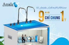Máy lọc nước RO cao cấp chính hãng 2 vòi 3 chức năng 