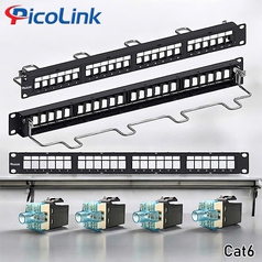 Thanh đấu nối Patch Panel 24 Port Cat6, PicoLink PL-S1U24D-C6 