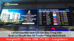 Lợi Ích Của Màn Hình Led Sân Bay 