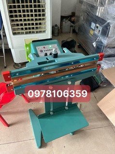 Máy hàn miệng túi dập chân có giá đỡ, máy ép bao nilong, máy hàn túi gạo, máy ép túi...