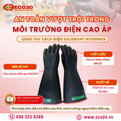 Găng tay cách điện Salisbury NG316RB/9 