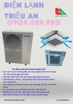 Cần lắp máy lạnh âm trần Samsung 5HP cho nhà hàng rẻ nhất liên hệ ngay 