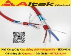 Altek Kabel: Cáp chống cháy chống nhiễu 2x2.5 E GFT 