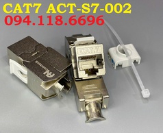 Phân phối Ổ cắm RJ45 Cat7 FTP có chống nhiễu tốc độ 100/1000 hãng Ancomteck, mã ACT-S7-002 