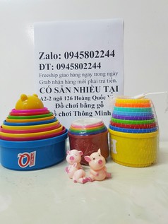 Lồng hộp tháp gấu bằng nhựa cho bé 