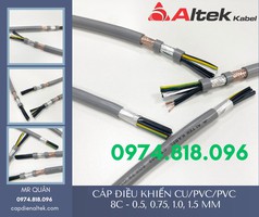 Tiêu điểm: Cáp tín hiệu điều khiển 8 lõi Rvv, Rvvp 