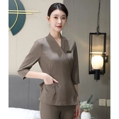 Những Mẫu Đồng Phục Spa Được Ưa Chuộng Cho Nhân Viên   MDPS0027 