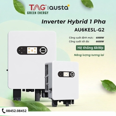 Giải pháp điện mặt trời thông minh - INVERTER HYBRID 1 PHA AU6KESL-G2 