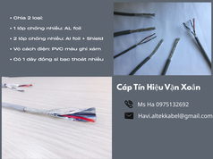 Cáp Tín Hiệu Vặn Xoắn   Truyền Tín Hiệu Ổn Định, Chống Nhiễu Tốt 