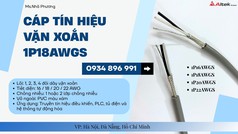 Cáp Vặn Xoắn Chống Nhiễu 1 Pair 18 AWG   Có Sẵn Khánh Hòa, Phú Yên, Bình Định 