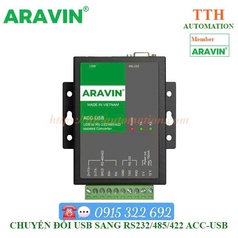 Bộ chuyển đổi cách ly USB sang RS232 RS485 RS422 Aravin ACC-USB 
