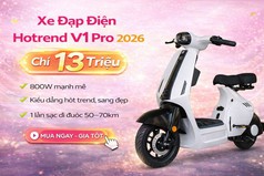 Xe đạp điện Hottrend V1 Pro 2026 Dành Cho Học Sinh Giá Chỉ 13 