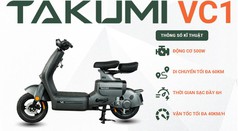 Xe Đạp Điện Takumi VC1 2026   Bản V1 Có Giấy Tờ, Thiết Kế Đẹp 