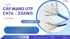 Giải Pháp Cáp Mạng LAN Cat6 23AWG   Phân Phối Hà Nội, Hưng Yên, Bắc Ninh 