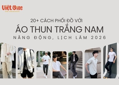 Chia sẻ 20 cách phối đồ với áo thun trắng cho anh em thay đổi phong cách 