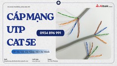 Cáp Mạng UTP Cat5e Không Chống Nhiễu 24AWG   Có Sẵn Đà Nẵng, Hà Nội, TP.HCM 