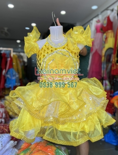 Cho thuê váy múa trẻ em số lượng nhiều 