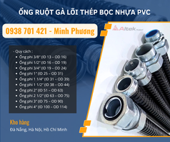 Ống Ruột Gà Lõi Thép Bọc Nhựa PVC Giá Tốt   Bền, Dẻo, Chống Nước Đà Nẵng 