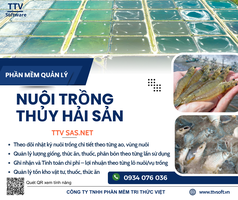 Phần mềm quản lý ao nuôi trồng thủy sản 